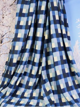 Double Sided Queen Size Plaid Flannel Blanket